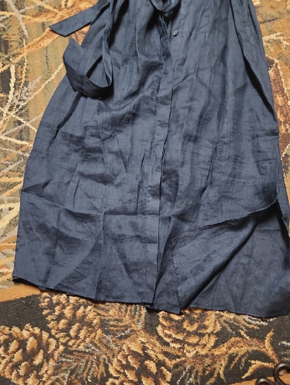 Frame  Navy Blue Midi  Dress - Picture 4 of 13